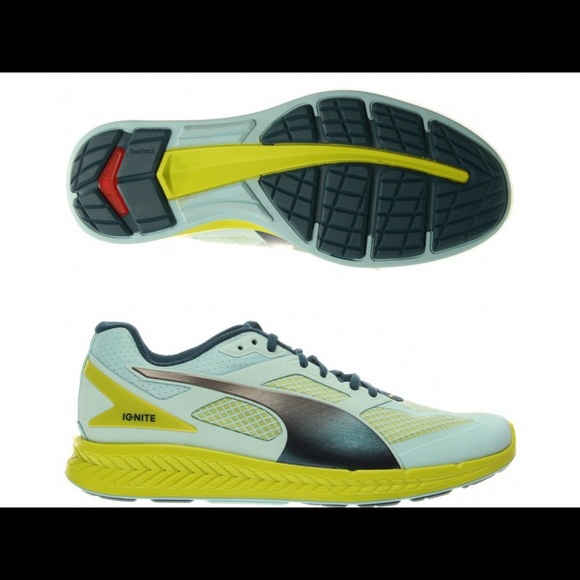 puma ignite mesh yellow